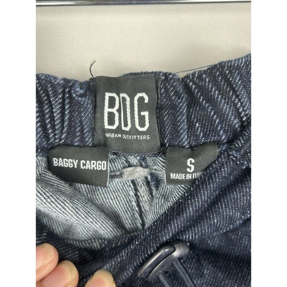 BDG  Urban Outfitters Strappy Cargo Relaxed Baggy Tech Jeans Low Rise Small - Picture 3 of 16